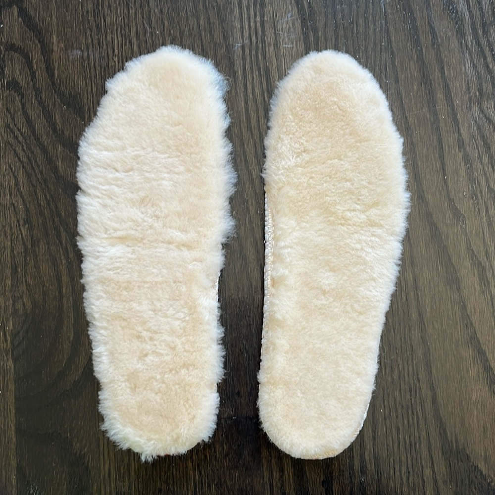 LL Bean sheepskin insoles new size 7-7.5